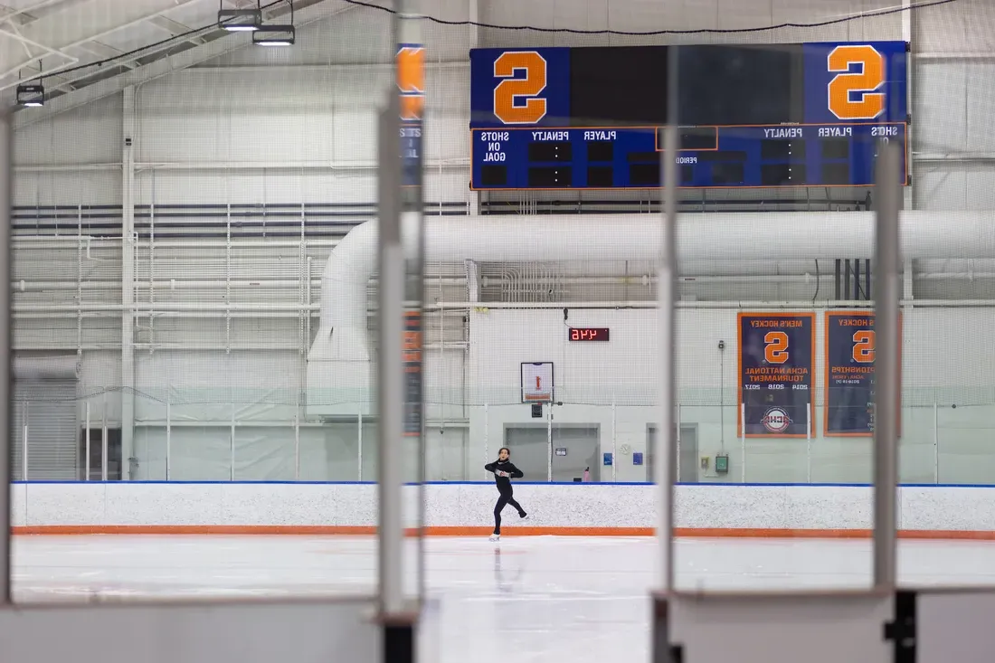 Tennity ice skating rink.